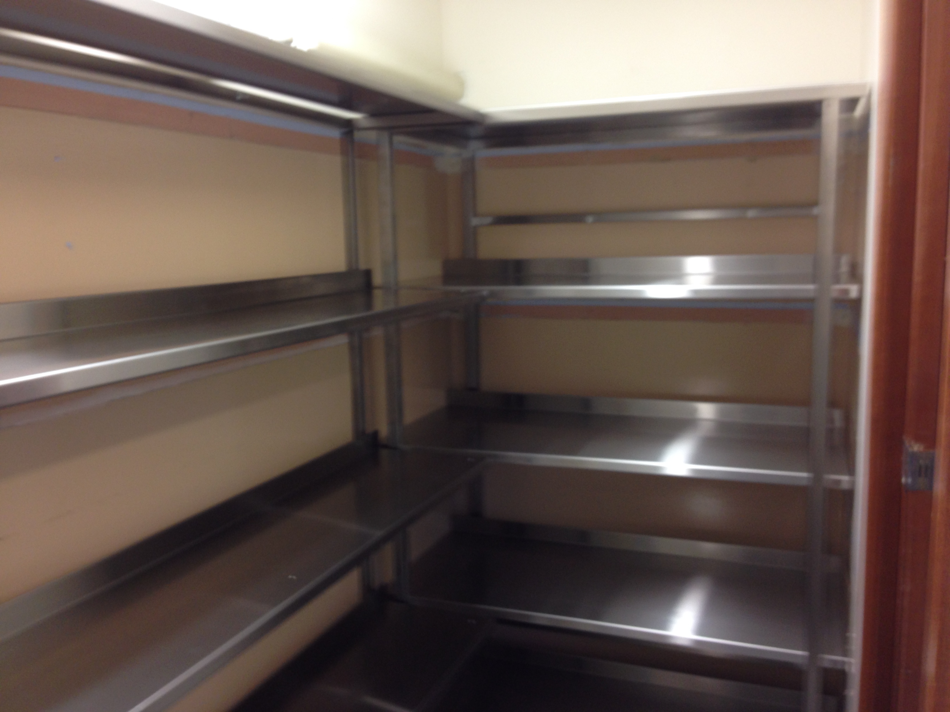 Stainless Steel Pantry Shelving