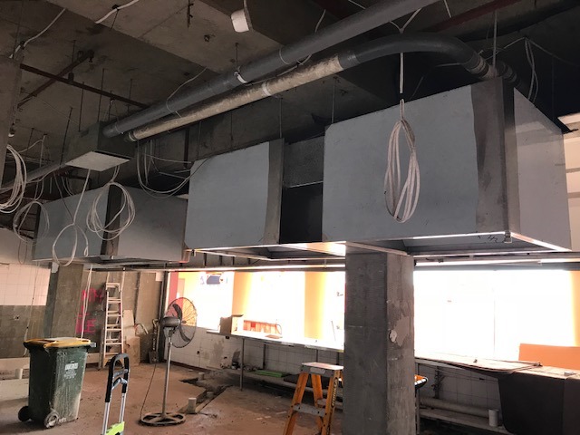 stainless steel ongoing ventilation project