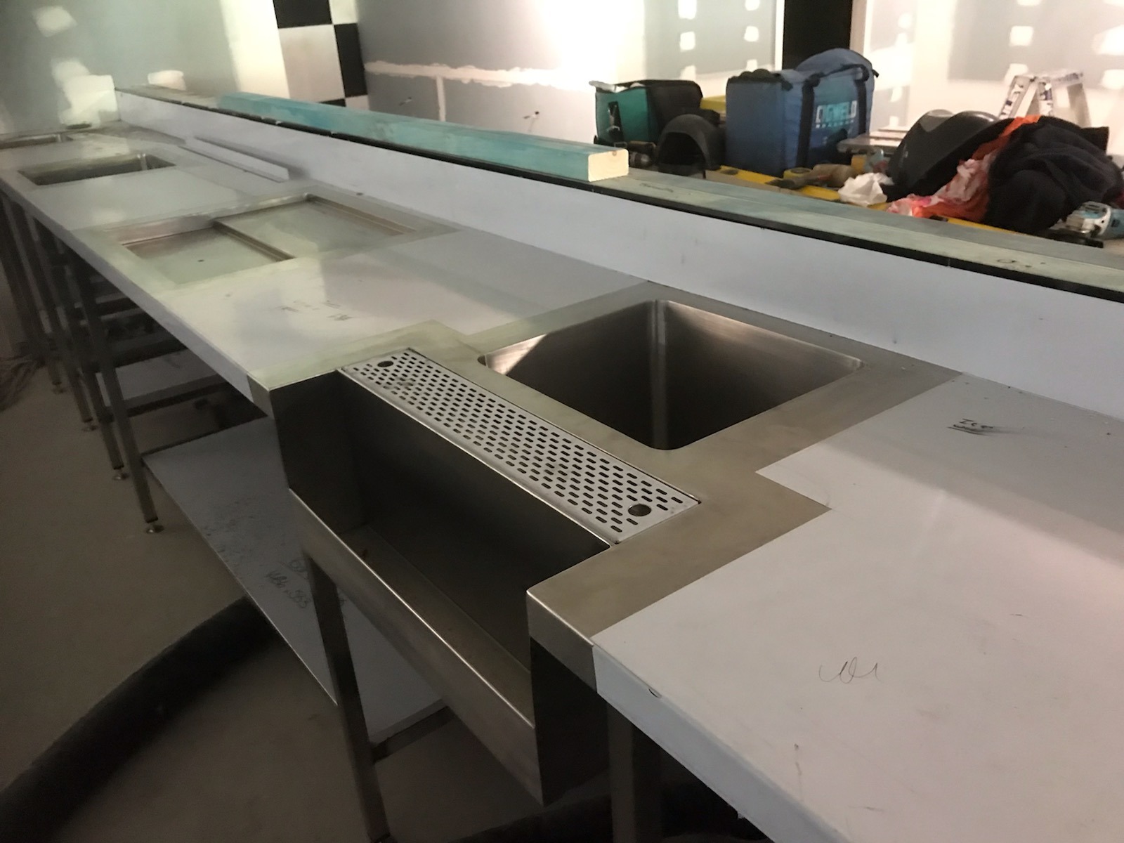 Stainless Bar and Sink