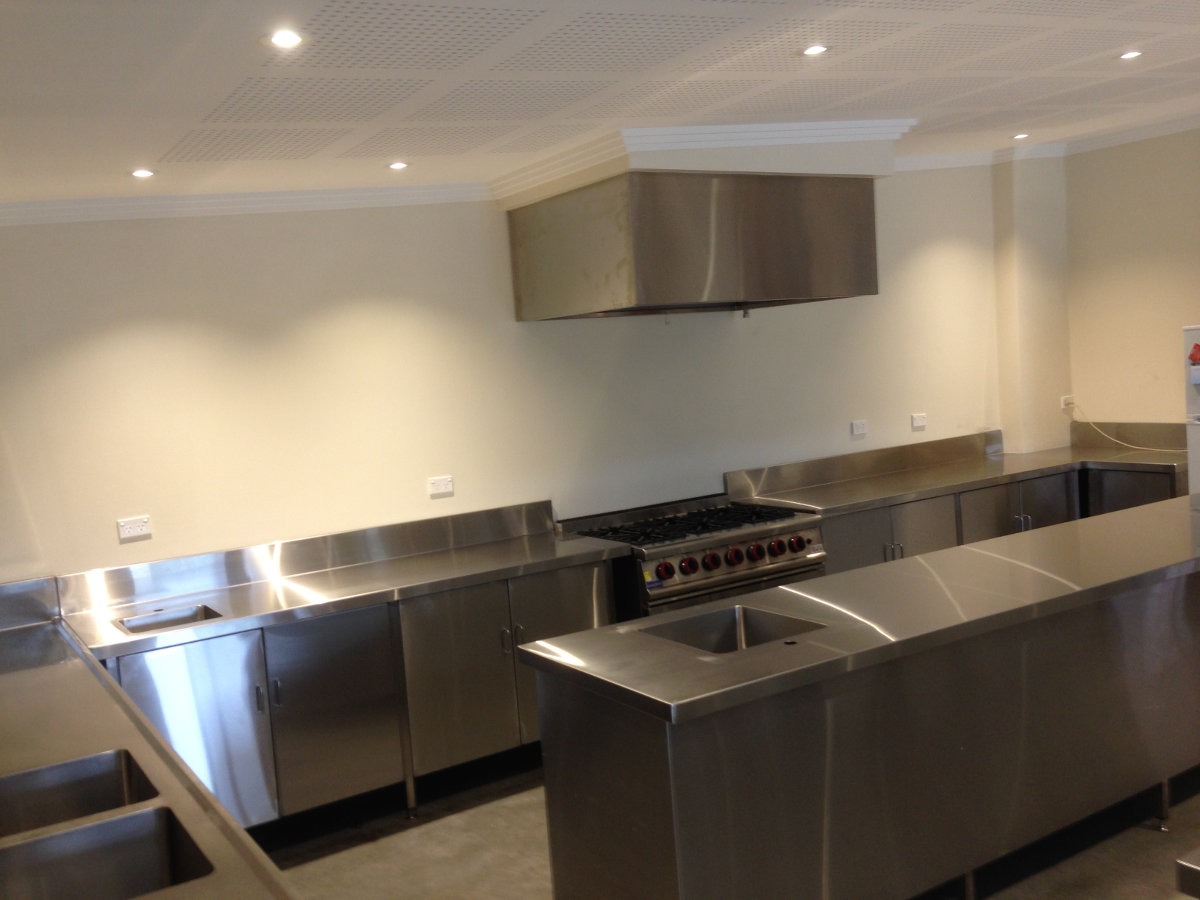 Stainless Steel Exhaust and Kitchen