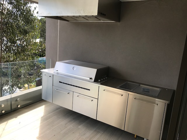 Stainless Steel Barbeque Area