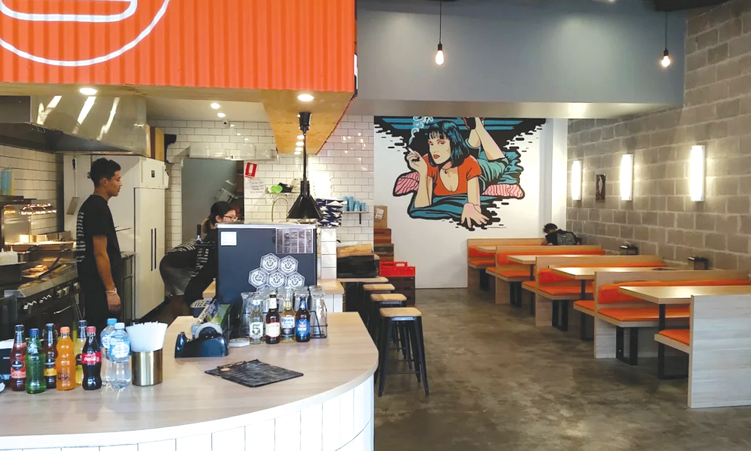 Kahuna Burger Bar - Rangehood & Benches - Marrickville